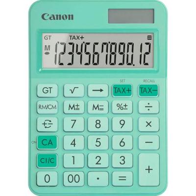 CANON  Calculatrice&nbsp;de bureau LS125KB - 12&nbsp;chiffres - Vert