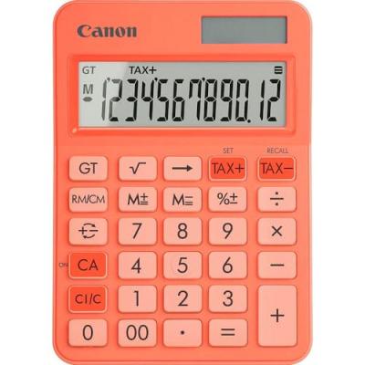 CANON  Calculatrice&nbsp;de bureau LS125KB - 12&nbsp;chiffres - Orange