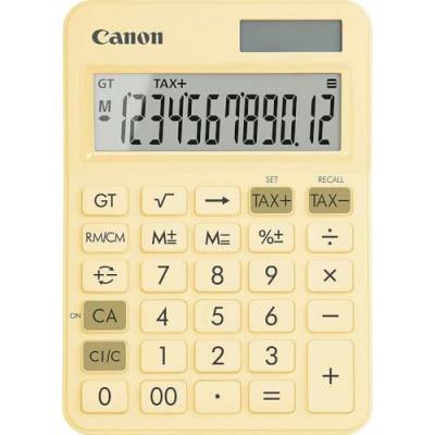 CANON  Calculatrice&nbsp;de bureau LS125KB - 12&nbsp;chiffres - Jaune