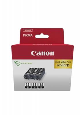 CANON  PGI-35 Triple Pack de 3 Cartouches Noires (Emballage Carton)