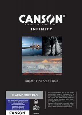 CANSON  Papier Photo Infinity Platine Fibre Rag A3 310g 25 Feuilles