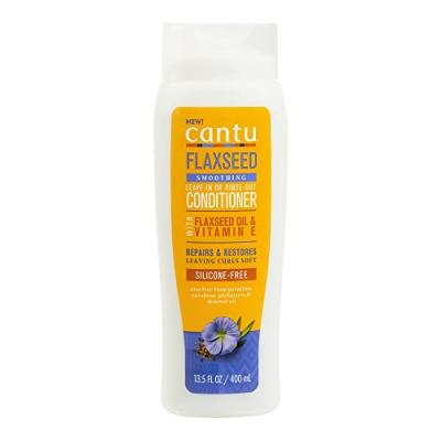 CANTU  Apr&egrave;s-shampooing aux graines de lin 400ml