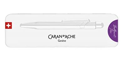 CARAN D ACHE Caran d'ache Stylo &agrave; bille 849 Colormat-X, violet - Lot de 2