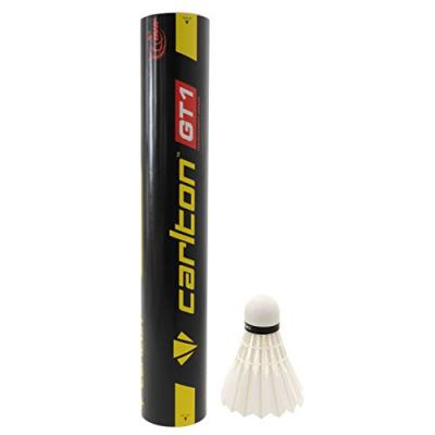 CARLTON  GT1 Volants de badminton, mixte Blanc Tube de 12