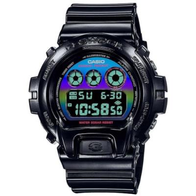 CASIO Montre Homme  DW-6900RGB-1ER - Bracelet Tissu Noir
