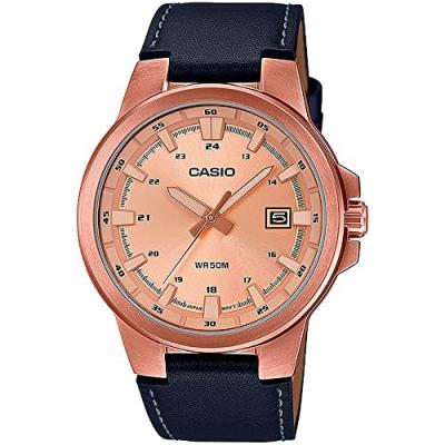 CASIO Montre Homme  MONTRES MTP-E173RL-5AVEF - Bracelet Cuir Noir