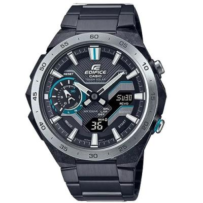 CASIO Montre Homme  ECB-2200DD-1AEF - Bracelet Acier Noir