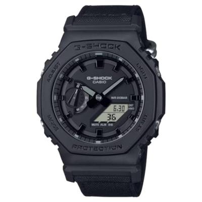 CASIO Montre Homme  G-Shock Classic - GA-2100BCE-1AER Bracelet Nylon