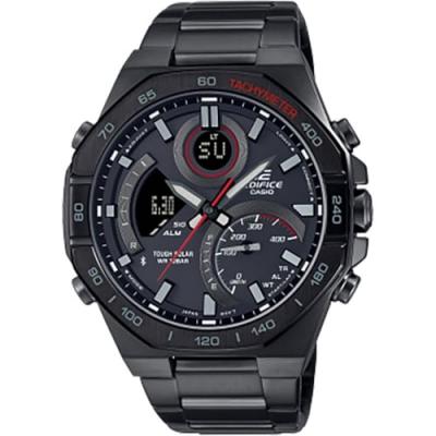 CASIO Montre Homme  ECB-950DC-1AEF - Bracelet Acier Noir