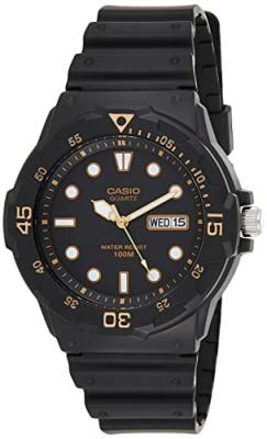 CASIO  - MRW-200H-1E - Casual - Montre Homme - Quartz Analogique - Cadran Noir - Bracelet R&eacute;sine Noir