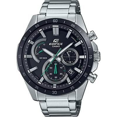 CASIO Montre Homme EFR-573DB-1AVUEF - Bracelet Acier Argent