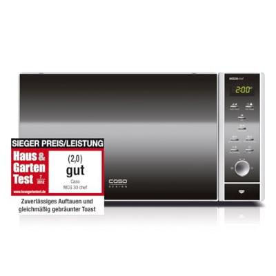 CASO GERMANY Caso mcg30&nbsp;Chef Design micro-ondes Four &agrave; micro-ondes acier inoxydable