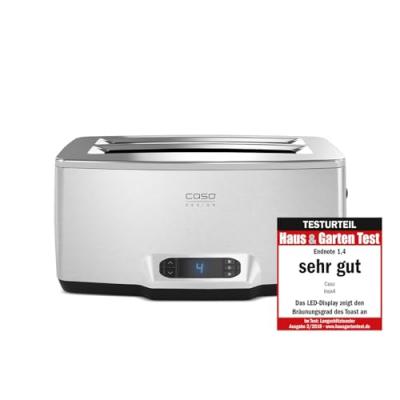 CASO Grille pain inox 2 fentes longues