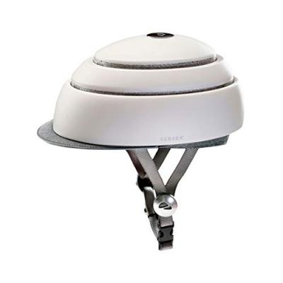 CLOSCA Casque de v&eacute;lo pliable  Icon RedDot Taille M Blanc