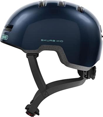 ABUS  Casque de v&eacute;lo enfant SKURB KID T.S bleu minuit