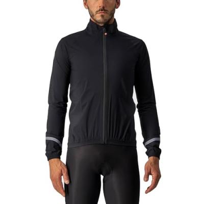 CASTELLI  Emergency Rain Jacket - Noir clair} - XXL}, Noir clair}