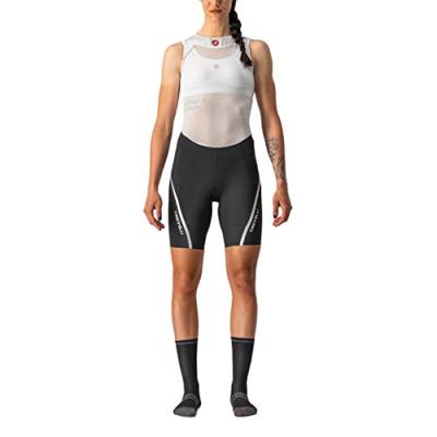 CASTELLI Cuissard court Femme  Velocissima 3 - XS Noir/Argent&eacute;