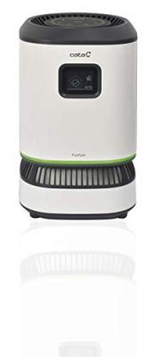 CATA Purificateur C&acirc;ble Electrique 95W HEPA 200m&sup3;/h Noir Blanc