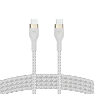 C&acirc;ble Boost Charge Pro Flex USB 2 m USB 2.0 USB C - Blanc - Neuf