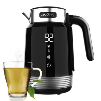 CECOTEC Bouilloire &agrave; eau noire ThermoSense 600 Touch 1,7L 2200W
