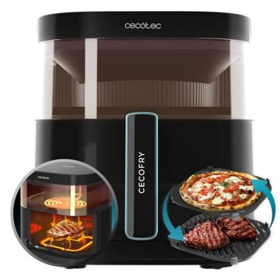 CECOTEC Friteuse &agrave; air sans huile  Cecofry DuoHeat 6000 6L 2200W noir