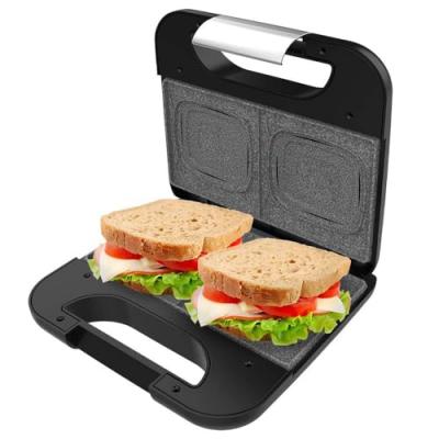 CECOTEC  Rock'nToast Machine &agrave; Sandwich Carr&eacute;e 2 Sandwichs 800W Inox