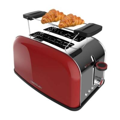 CECOTEC Grille-pain verticaux Toastin' time 850 Red 