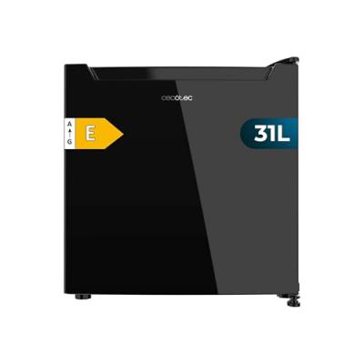 CECOTEC  Mini-r&eacute;frig&eacute;rateurs Bolero CoolMarket 31 Black. 31L, 49,6x47,4cm, Classe E, Dual Function.