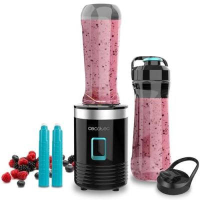 CECOTEC M&eacute;langeur &agrave; smoothie  Power Titanium 350 EasyGo avec tasse portable 350W