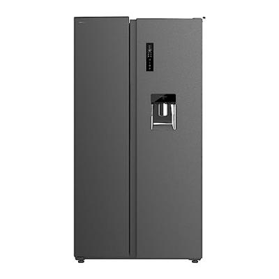 CECOTEC  Bolero CoolMarket SBS 562 R&eacute;frig&eacute;rateur am&eacute;ricain fonc&eacute; c&ocirc;te &agrave; c&ocirc;te No Frost D Noir