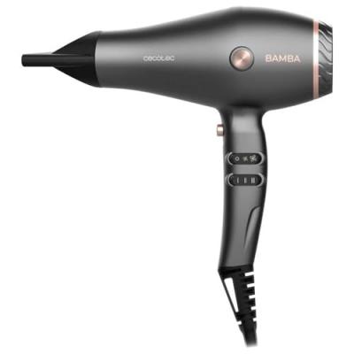 CECOTEC S&egrave;che-cheveux  Bamba IoniCare Harmony avec technologie Real Ion avec accessoires 2600W gris