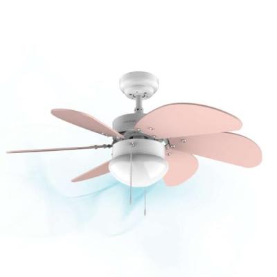 CECOTEC Ventilateur de plafond EnergySilence 3600 Vision Nude Rose, Lampe, 92cm diam&egrave;tre