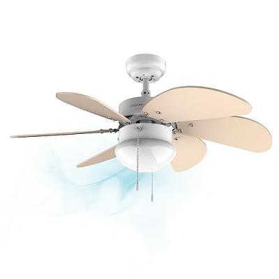 CECOTEC Ventilateur de plafond  energysilence 3600 vision sunlight jaune, lampe, 92cm diam&egrave;tre