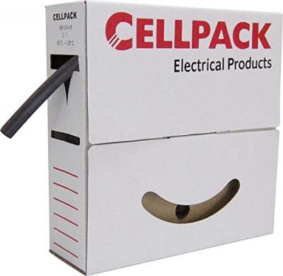 CELLPACK Gaine thermor&eacute;tractable sans colle 2:1 127083 transparent &Oslash; avant retreint: 19.10 mm 7 m