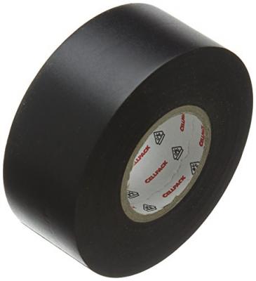 CELLPACK  145784 Ruban isolant No. 128 noir (L x l) 25 m x 30 mm