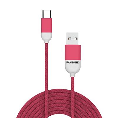 PANTONE  Universe 2.4a 1.5 M Usb-a To Usb-c Cable Clair