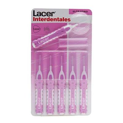 LACER  Brossette interdentaire Droite Ultrafine Bliste 6 unit&eacute;s 