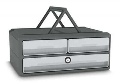 CEP Module Support d'&eacute;cran MoovUp Secure 9-121S gris fonc&eacute;/gris clair 