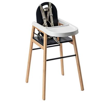 COMBELLE Chaise haute fixe Lili hybride anthracite