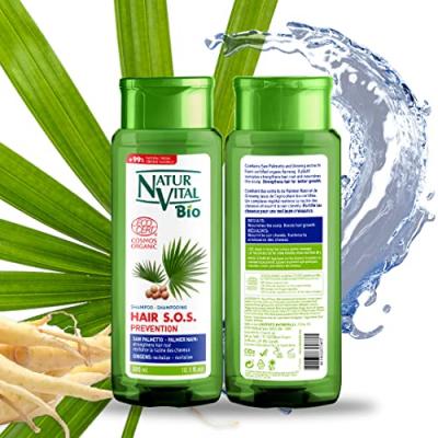 NATURVITAL Naturaleza y Vida Shampooing anti-ca&iuml;ds Bio Detox 300 ml