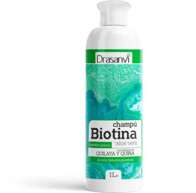DRASANVI  Biotin And Aloe Vera Greasy Hair Shampoo 1l Jaune