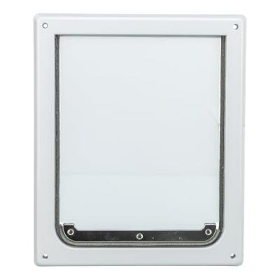 TRIXIE Chati&egrave;re pour chien blanche  2 positions Taille s&acute;m