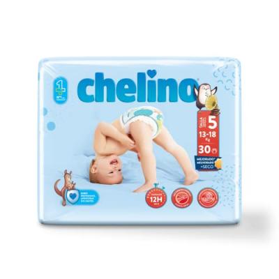 CHELINO  Mode et Amour Couches Pasitos Taille 5 13 &agrave; 18 kg 30 pcs