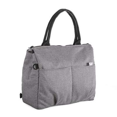 CHICCO  sac &agrave; bandouli&egrave;re 44 cm poly-coton/polyur&eacute;thane gris 4 pi&egrave;ces