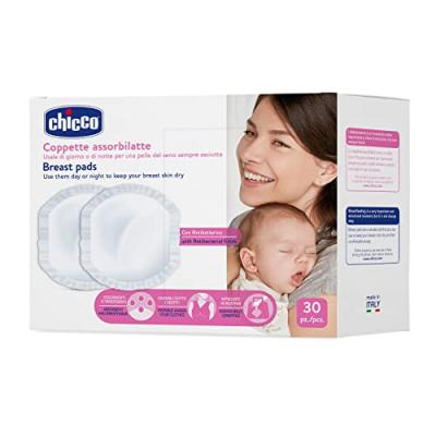 CHICCO Lot de 30 coussinets d'allaitement anti-bact&eacute;riens -  