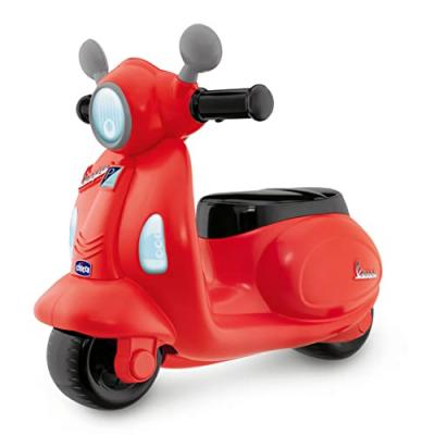 CHICCO Porteur Scooter Vespa Primavera - Rouge - Sons et Lumi&egrave;res - 