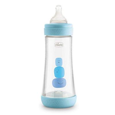 CHICCO  Bottle Perfect5 4m+300ml Blue Silicone