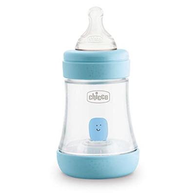 CHICCO  Bottle Perfect5 0M 150ml Blue Silicone