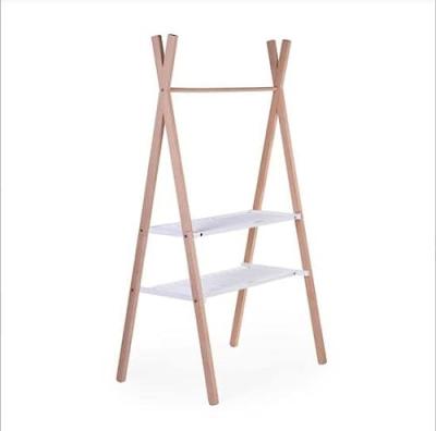 CHILDHOME  Berceau tipi bois 52x92 cm, portemanteau