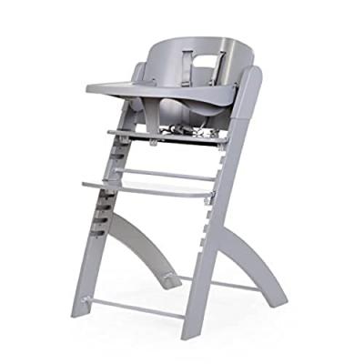  CHILDHOME Chaise haute enfant marche Evosit bois gris pierre